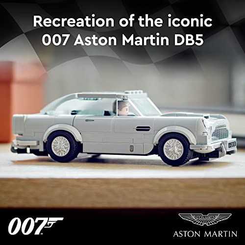 LEGO® Speed Champions 007 Aston Martin DB5 76911 Building Toy Set Featuring James Bond for Kids, Boys and Girls Ages 8+ (298 Pieces) - Image 6
