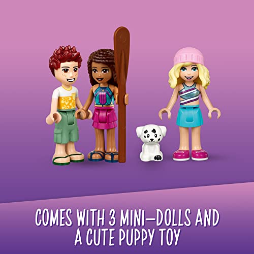 LEGO® Friends Beach Glamping 41700 Building Kit; Creative Gift for Kids Aged 6 and up Who Love Nature Toys and Popular Glamping Trips (380 Pieces) - Image 3