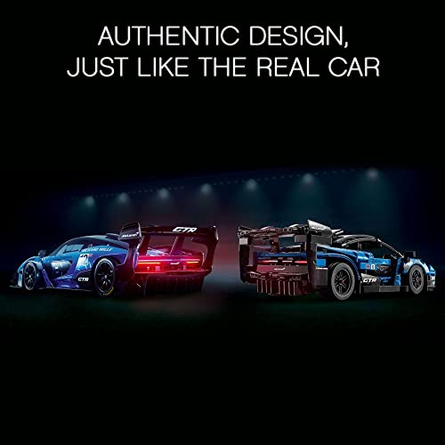 LEGO® Technic McLaren Senna GTR 42123 Toy Car Model Building Kit; Build and Display an Authentic McLaren Supercar, New 2021 (830 Pieces) - Image 5