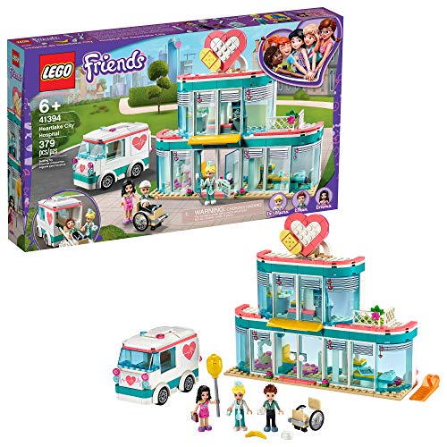 LEGO® Friends Heartlake City Hospital 41394 Best Doctor Toy Building Kit, Featuring Friends Character Emma (379 Pieces)