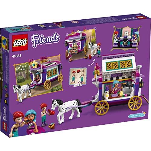 LEGO® 41688 Friends Magical Caravan Horse Toy Set, Fairground Amusement Park with 2 Mini Dolls, Vehicle Toys for Kids 7 Plus Years Old - Image 5