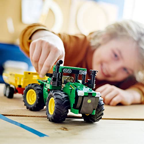 LEGO® Technic John Deere 9620R 4WD Tractor 42136 Model Building Kit; A Project Designed for Kids Who Love Tractor Toys; Complete with Tipping Trailer; for Ages 8+ (390 Pieces) - Image 5