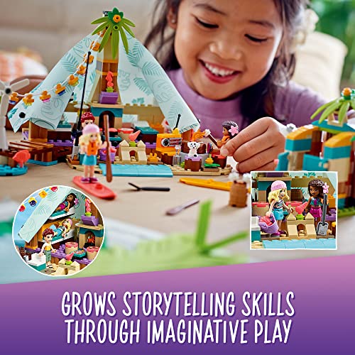 LEGO® Friends Beach Glamping 41700 Building Kit; Creative Gift for Kids Aged 6 and up Who Love Nature Toys and Popular Glamping Trips (380 Pieces) - Image 5