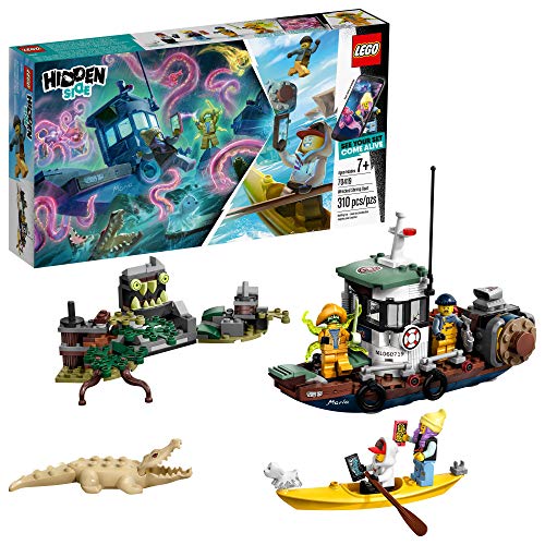 LEGO® Hidden Side Wrecked Shrimp Boat 70419 Building Kit, App Toy for 7+ Year Old Boys and Girls, Interactive Augmented Reality Playset (310 Pieces)