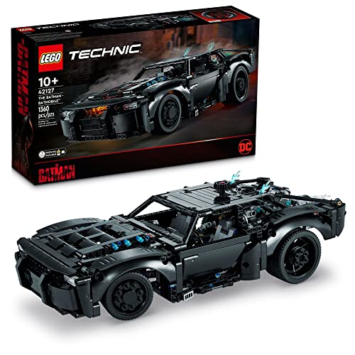 LEGO® Technic The Batman – Batmobile 42127 Building to Set for Kids, Boys, Girls; Make a Replica of The Batmobile with 8-Cylinder Engine; Ages 10+ (1,360 Pieces)