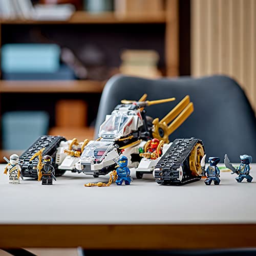 LEGO® NINJAGO Legacy Ultra Sonic Raider 71739 Building Kit with a Motorcycle, Plane and Collectible Minifigures; New 2021 (725 Pieces) - Image 2