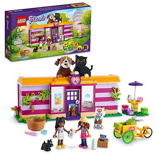 LEGO® Friends Pet Adoption Café 41699 Building Toy Set for Kids, Girls, and Boys Ages 6+ (292 Pieces)