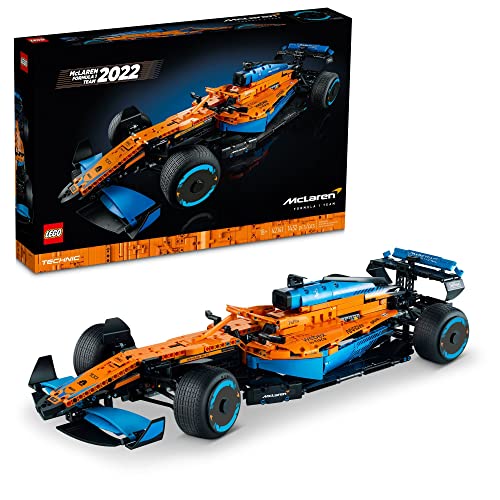 LEGO® Technic McLaren Formula 1 Race Car 42141 Model Building Kit for Adults; Build a Replica Model of The 2022 McLaren Formula 1 Race Car (1,432 Pieces)