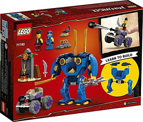 LEGO® NINJAGO Legacy Jay’s Electro Mech 71740 Ninja Toy Building Kit Featuring Collectible Minifigures; Great Gift for Kids Aged 4 and Up Who Love Imaginative Toys, New 2021 (106 Pieces) - Image 4