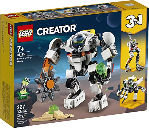 LEGO® Creator 3in1 Space Mining Mech 31115 Building Kit Featuring a Mech Toy, Robot Toy and Alien Figure; Makes The Best Toy for Kids Who Love Creative Fun, New 2021 (327 Pieces) - Image 5