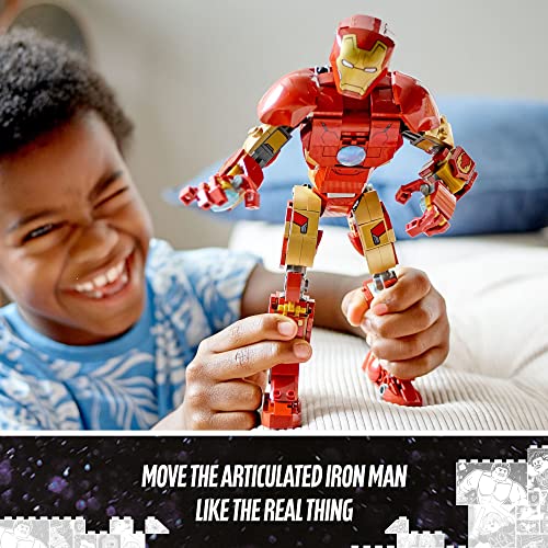 LEGO® Marvel Iron Man Figure 76206 Building Kit; Realistic Model for Play and Display Based on Iron Man from Marvel Studios’ Avengers: Age of Ultron; Collectible Gift for Kids Aged 9+ (381 Pieces) - Image 6