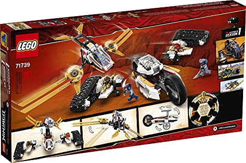 LEGO® NINJAGO Legacy Ultra Sonic Raider 71739 Building Kit with a Motorcycle, Plane and Collectible Minifigures; New 2021 (725 Pieces) - Image 4