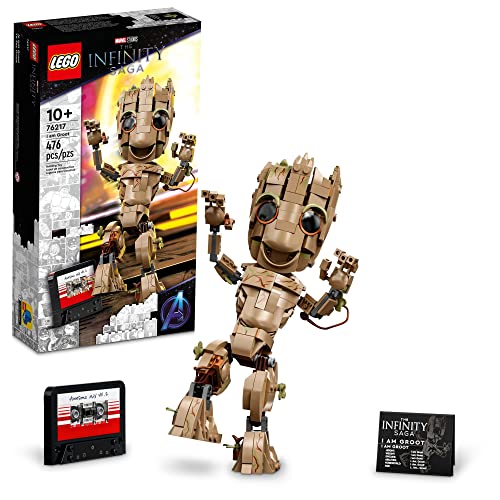 LEGO® Marvel I am Groot 76217 Building Toy Set for Kids, Boys, and Girls Ages 10+ (476 Pieces)
