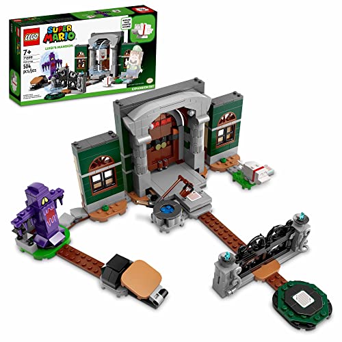 LEGO® Super Mario Luigi’s Mansion Entryway Expansion Set 71399 Building Kit; Collectible Toy for Kids Aged 7 and up (504 Pieces)