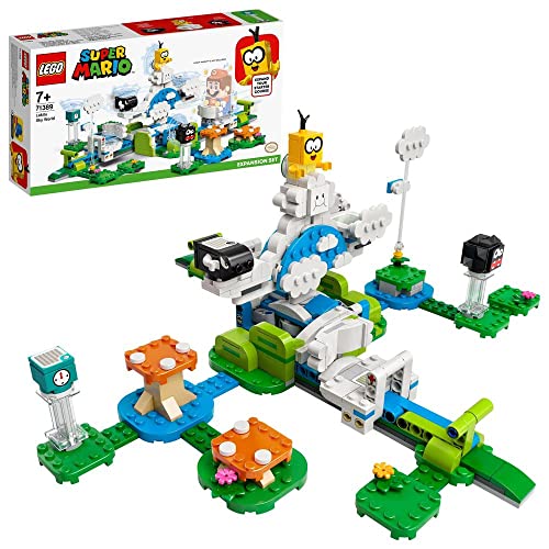 LEGO® 71389 Super Mario Lakitu Sky World Expansion Set, Collectible Buildable Game Toy for Kids