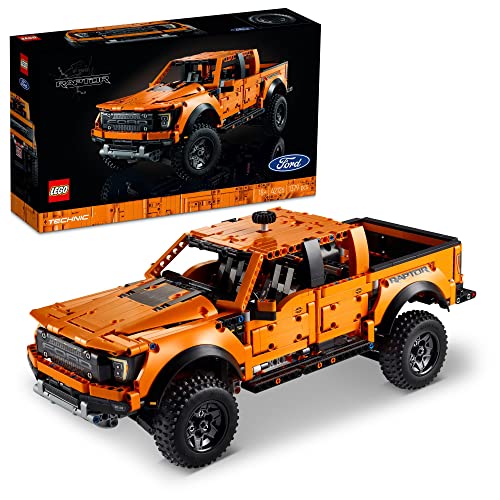 LEGO® Technic Ford F-150 Raptor 42126 Model Building Kit; Enjoy an Immersive Build Recreating The Features and Functions of The Powerful Ford F-150 Raptor Pickup Truck (1,379 Pieces)