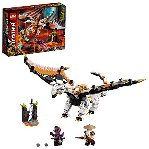 LEGO® NINJAGO Wu’s Battle Dragon 71718 Ninja Battle Set Building Kit Featuring Buildable Figures (321 Pieces)