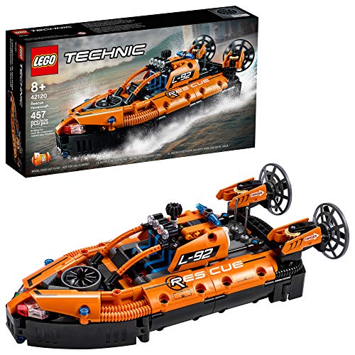 LEGO® Technic Rescue Hovercraft 42120 Model Building Kit; This Awesome Toy Hovercraft Makes A Great Gift for Any Occasion, New 2021 (457 Pieces)