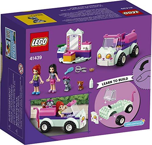 LEGO® Friends Cat Grooming Car 41439 Building Kit; Collectible Toy That Makes a Great Holiday or Birthday Gift Idea, New 2021 (60 Pieces) - Image 4