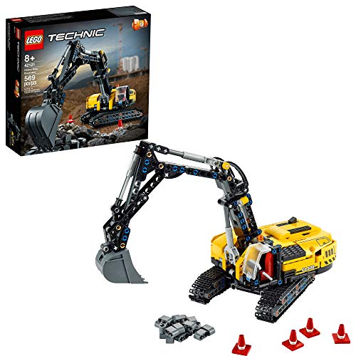 LEGO® Technic Heavy-Duty Excavator 42121 Toy Building Kit; A Cool Birthday or Anytime Gift for Kids Who Enjoy Construction Toys; The 2-in-1 Design Gives Hours More Building Fun, New 2021 (569 Pieces)
