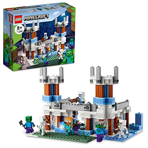 LEGO® Minecraft The Ice Castle 21186 Building Toy Set for Kids, Girls,and Boys Ages 8+(499 Pieces)
