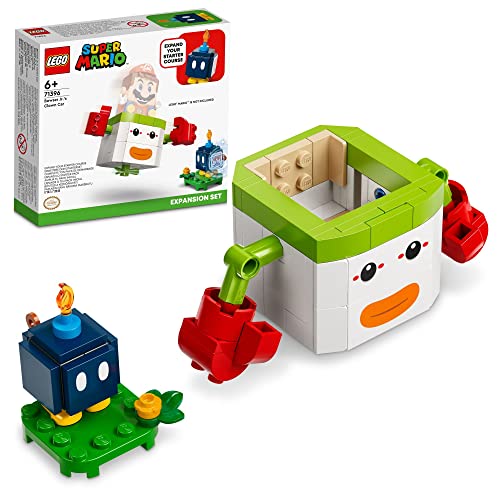 LEGO® Super Mario Bowser Jr.’s Clown Car Expansion Set 71396 Building Kit; Collectible Toy for Kids Aged 6 and up (84 Pieces)