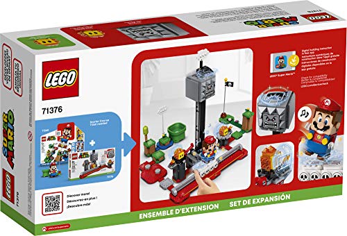 LEGO® Super Mario Thwomp Drop Expansion Set 71376 Building Kit; Collectible Playset for Creative Kids to Add New Levels to Their Super Mario Starter Course (71360) Set (393 Pieces) - Image 4