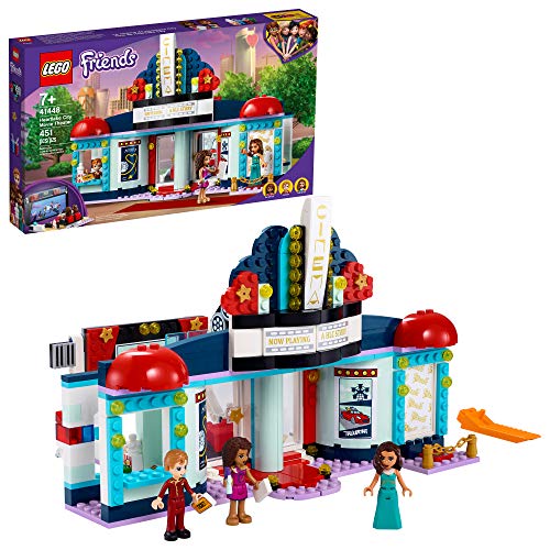 LEGO® Friends Heartlake City Movie Theater 41448 Building Kit; Great Birthday Gift for Kids Who Love Movies, New 2021 (451 Pieces)