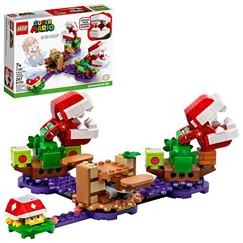 LEGO® Super Mario Piranha Plant Puzzling Challenge Expansion Set 71382 Building Kit; Unique Toy for Creative Kids, New 2021 (267 Pieces)