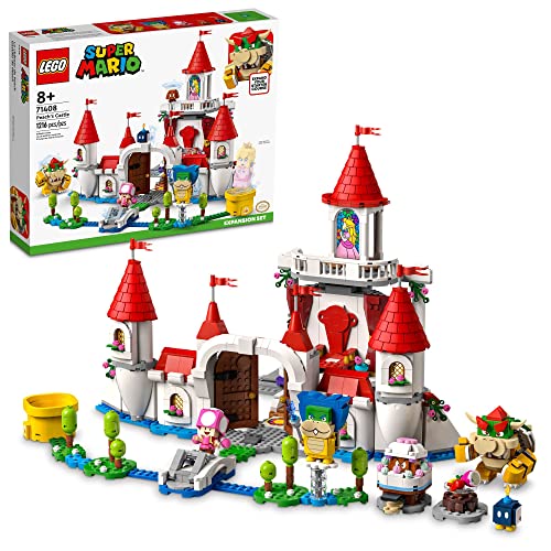 LEGO® Super Mario Peach’s Castle Expansion Set 71408 Building Toy Set for Kids, Boys, and Girls Ages 8+ (1,216 Pieces)