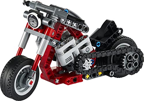 LEGO® Technic Motorcycle 42132 Model Building Kit; Give Kids a Treat with This Motorcycle Model; 2-in-1 Toy for Kids Aged 7+ (163 Pieces) - Image 6
