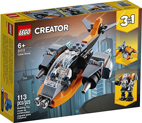 LEGO® Creator 3in1 Cyber Drone 31111 3in1 Toy Building Kit Featuring a Cyber Drone, Cyber Mech and Cyber Scooter, New 2021 (113 Pieces) - Image 5