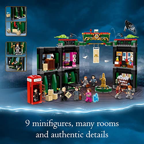 LEGO® Harry Potter The Ministry of Magic 76403 Building Toy Set for Kids, Boys, and Girls Ages 9+; Collectible Birthday Gift Includes 9 Minifigures (990 Pieces) - Image 4