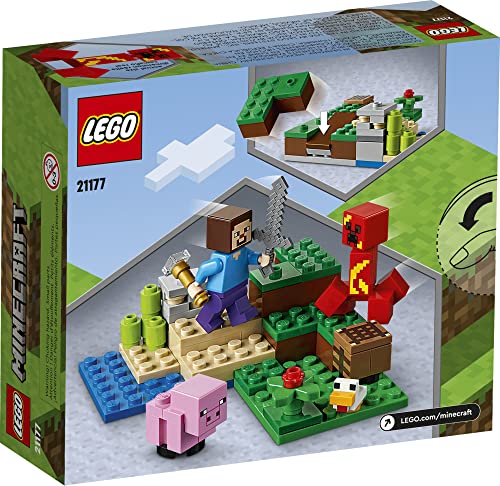 LEGO® Minecraft The Creeper Ambush 21177 Building Kit; Gaming Adventure Playset; Fun, Creative Toy for Kids Aged 7+ (72 Pieces) - Image 4