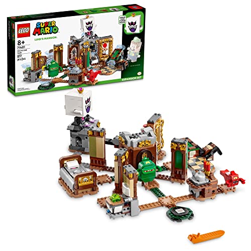 LEGO® Super Mario Luigi’s Mansion Haunt-and-Seek Expansion Set 71401 Toy Building Kit for Kids Aged 8 and up (877 Pieces)