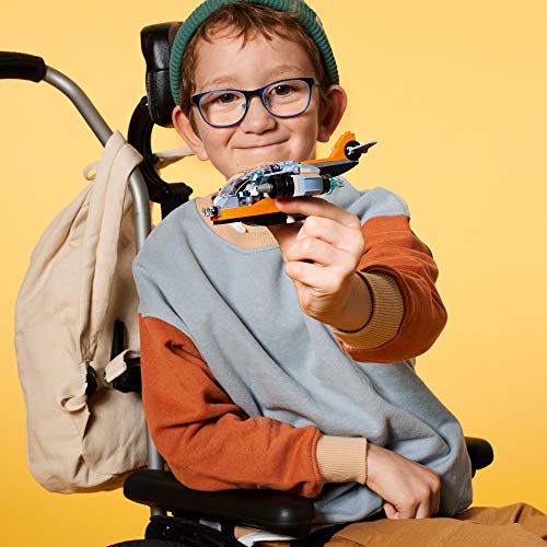 LEGO® Creator 3in1 Cyber Drone 31111 3in1 Toy Building Kit Featuring a Cyber Drone, Cyber Mech and Cyber Scooter, New 2021 (113 Pieces) - Image 6