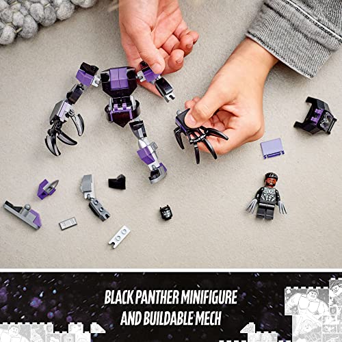 LEGO® Marvel Black Panther Mech Armor 76204 Building Kit; Collectible Mech and Minifigure for Super-Hero Kids Aged 7+ (124 Pieces) - Image 3