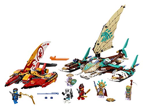 LEGO® NINJAGO Catamaran Sea Battle 71748 Building Kit; Ninja Playset Featuring Catamaran Toys and NINJAGO Kai, Jay and Zane; Best Gift for Kids Who Love Creative Play, New 2021 (780 Pieces) - Image 7