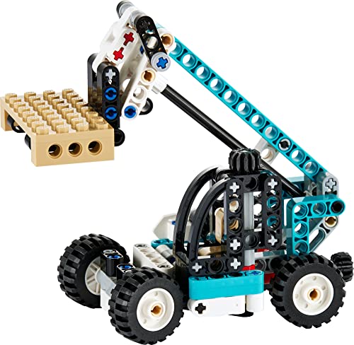LEGO® Technic Telehandler 42133 Model Building Kit; 2-in-1 Toy Designed for Kids Who Love Truck Toys; Rebuilds into a Tow Truck Toy Model; for Ages 7+ (143 Pieces) - Image 6