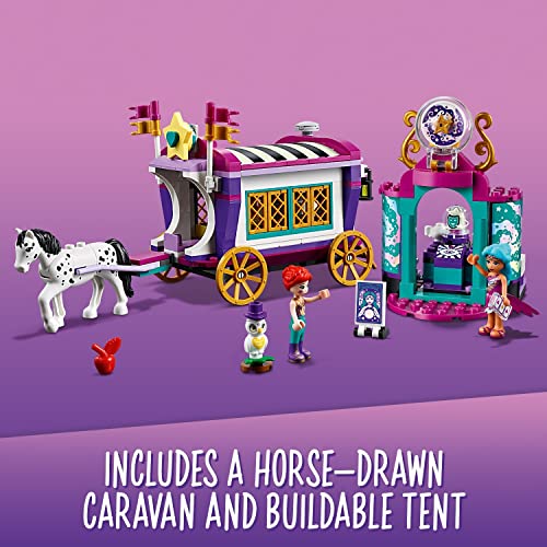 LEGO® 41688 Friends Magical Caravan Horse Toy Set, Fairground Amusement Park with 2 Mini Dolls, Vehicle Toys for Kids 7 Plus Years Old - Image 10