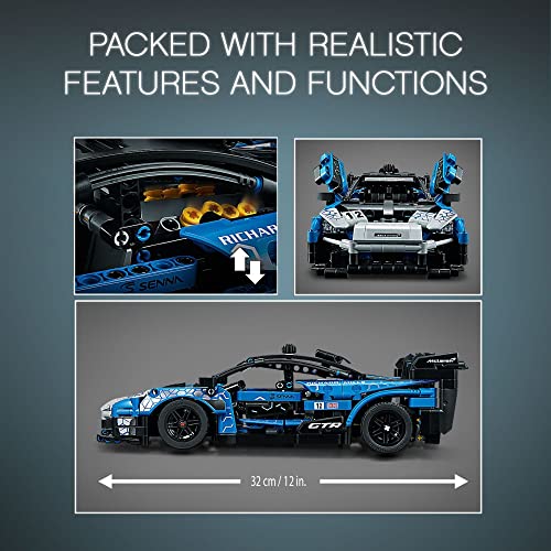 LEGO® Technic McLaren Senna GTR 42123 Toy Car Model Building Kit; Build and Display an Authentic McLaren Supercar, New 2021 (830 Pieces) - Image 4
