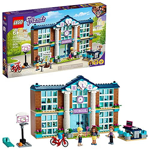 LEGO® Friends Heartlake City School 41682 Building Kit; Pretend School Toy Fires Kids’ Imaginations and Creative Play; New 2021 (605 Pieces)