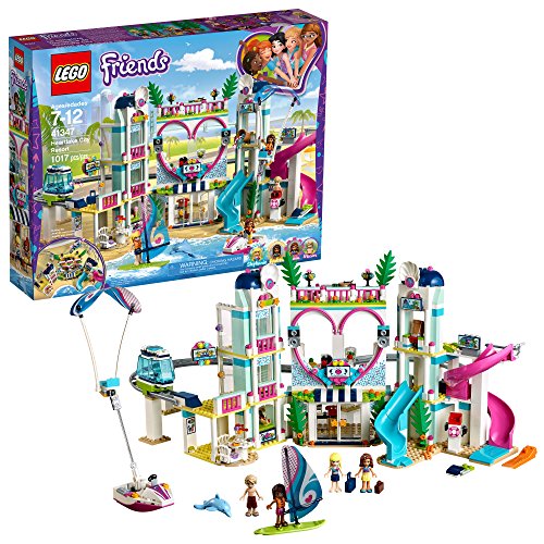 LEGO® Friends Heartlake City Resort 41347 Top Hotel Building Blocks Kit for Kids Aged 7-12, Popular and Fun Toy Set for Girls (1017 Pieces) (Discontinued by Manufacturer)