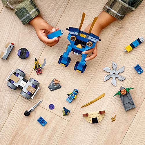 LEGO® NINJAGO Legacy Jay’s Electro Mech 71740 Ninja Toy Building Kit Featuring Collectible Minifigures; Great Gift for Kids Aged 4 and Up Who Love Imaginative Toys, New 2021 (106 Pieces) - Image 3