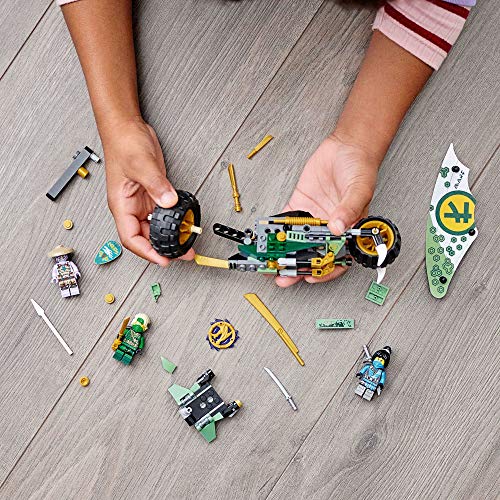 LEGO® NINJAGO Lloyd’s Jungle Chopper Bike 71745 Building Kit; Ninja Bike Toy Featuring NINJAGO Lloyd and NYA Minifigures, New 2021 (183 Pieces); Top Toy for Kids Who Love Action-Packed Creative Play - Image 3