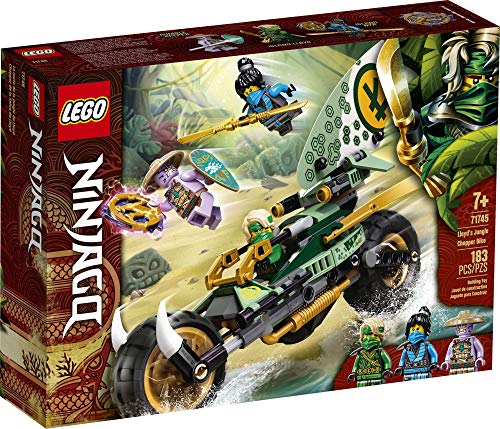 LEGO® NINJAGO Lloyd’s Jungle Chopper Bike 71745 Building Kit; Ninja Bike Toy Featuring NINJAGO Lloyd and NYA Minifigures, New 2021 (183 Pieces); Top Toy for Kids Who Love Action-Packed Creative Play - Image 5