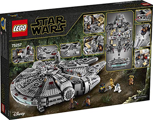 LEGO® Star Wars: The Rise of Skywalker Millennium Falcon 75257 Starship Model Building Kit and Minifigures (1,351 Pieces) - Image 4