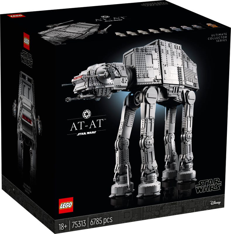 LEGO® Star Wars at-at Ultimate Collector Series 75313 Building Set with 6,785 Pieces