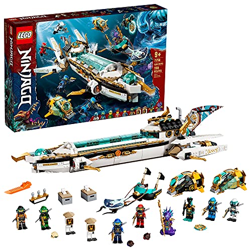 LEGO® Ninjago Hydro Bounty 71756 Building Toy Set for Kids, Boys, and Girls Ages 9+ (1,159 Pieces)
