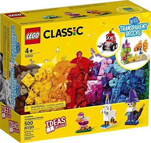 LEGO® Classic Creative Transparent Bricks 11013 Building Kit with Transparent Bricks; Inspires Imaginative Play, New 2021 (500 Pieces) - Image 5